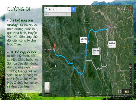 ĐƯỜNG ĐI ĐÊN HOMESTAY